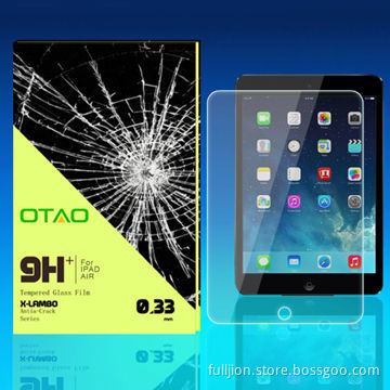 0.33mm round angle 9H tempered-glass screen protector for iPad Mini